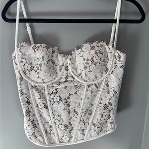 Lace Corset Style Top